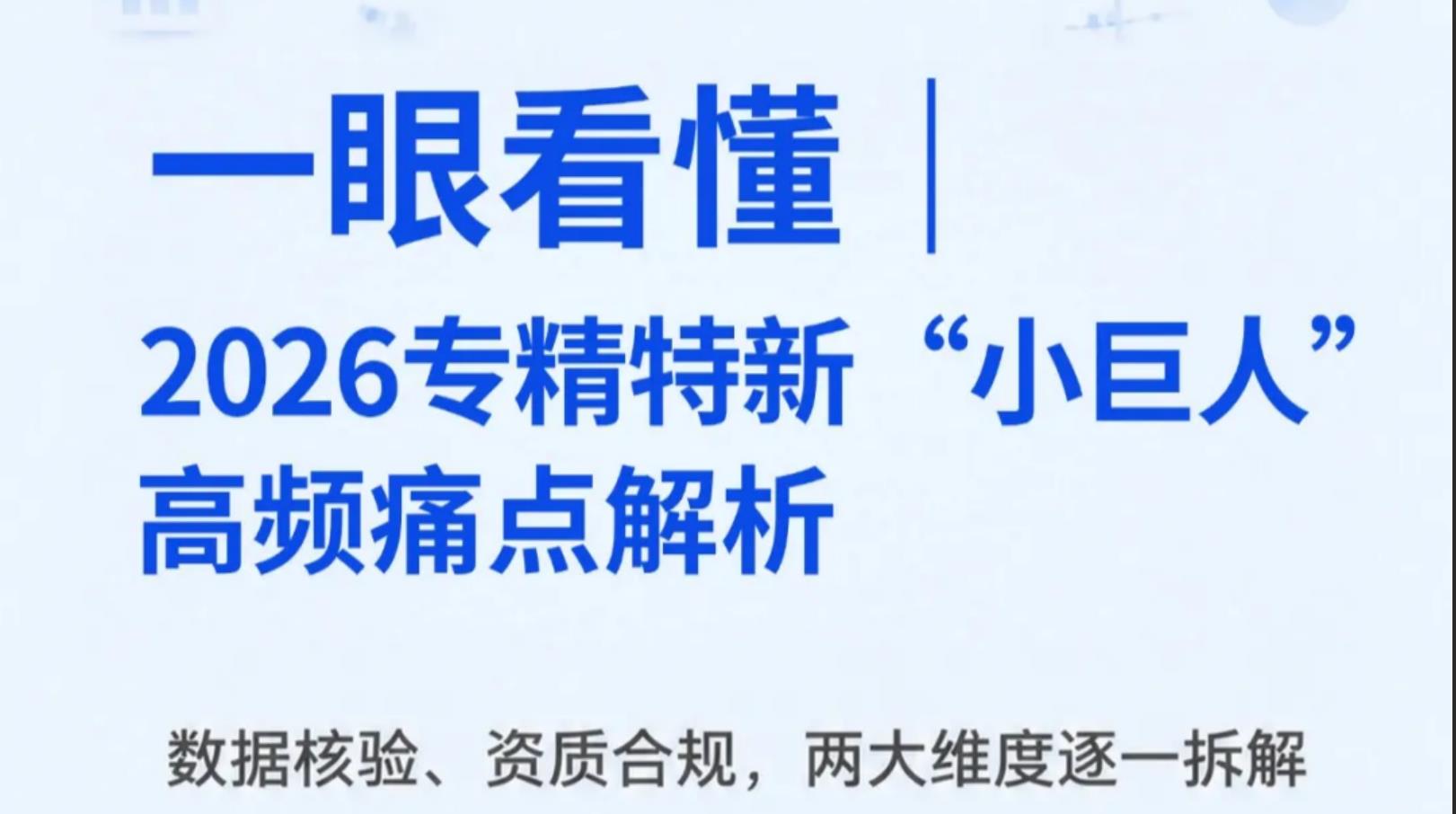 2026年专精特新“小巨人”，中佳集团